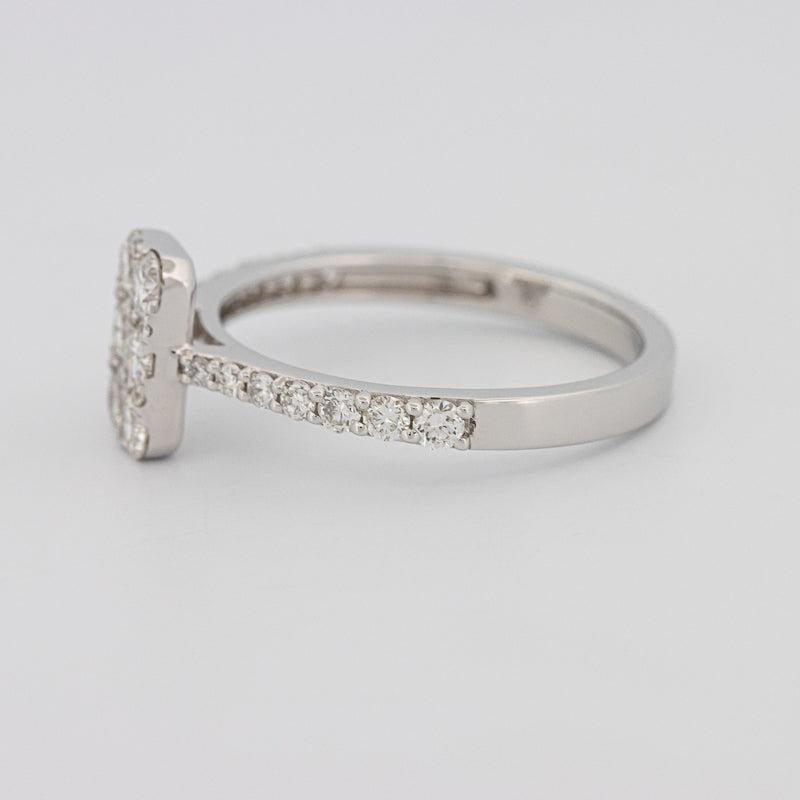invisible rectangular ring - ZIZOV DIAMONDS