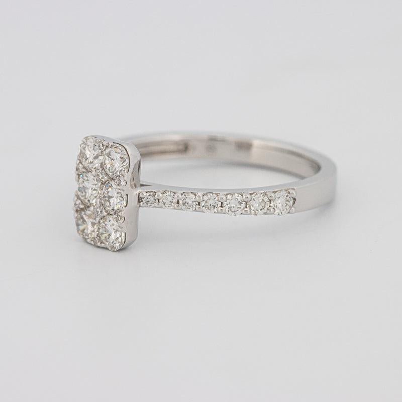 invisible rectangular ring - ZIZOV DIAMONDS