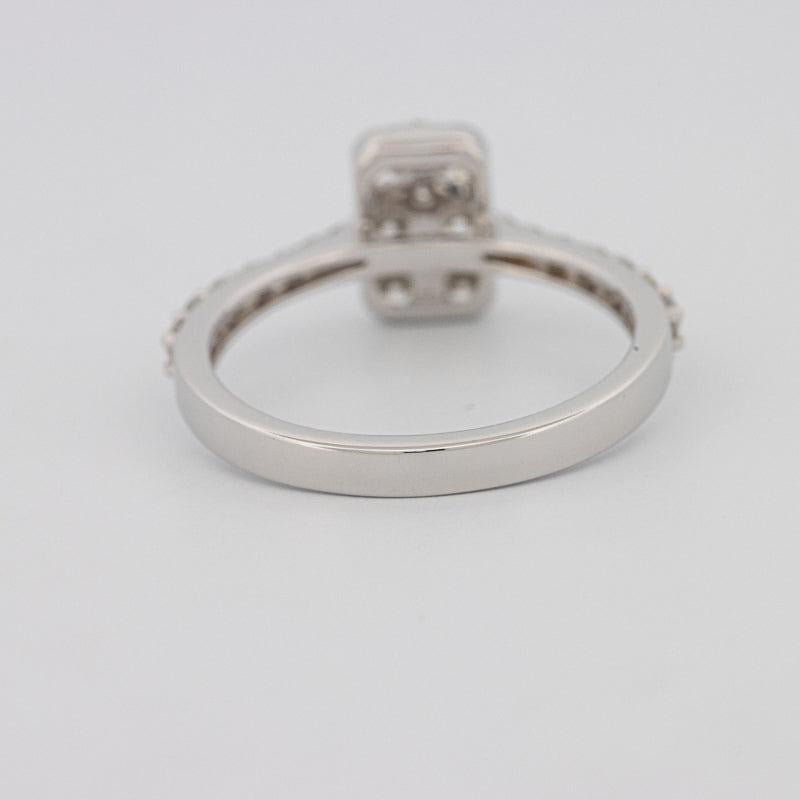 invisible rectangular ring - ZIZOV DIAMONDS