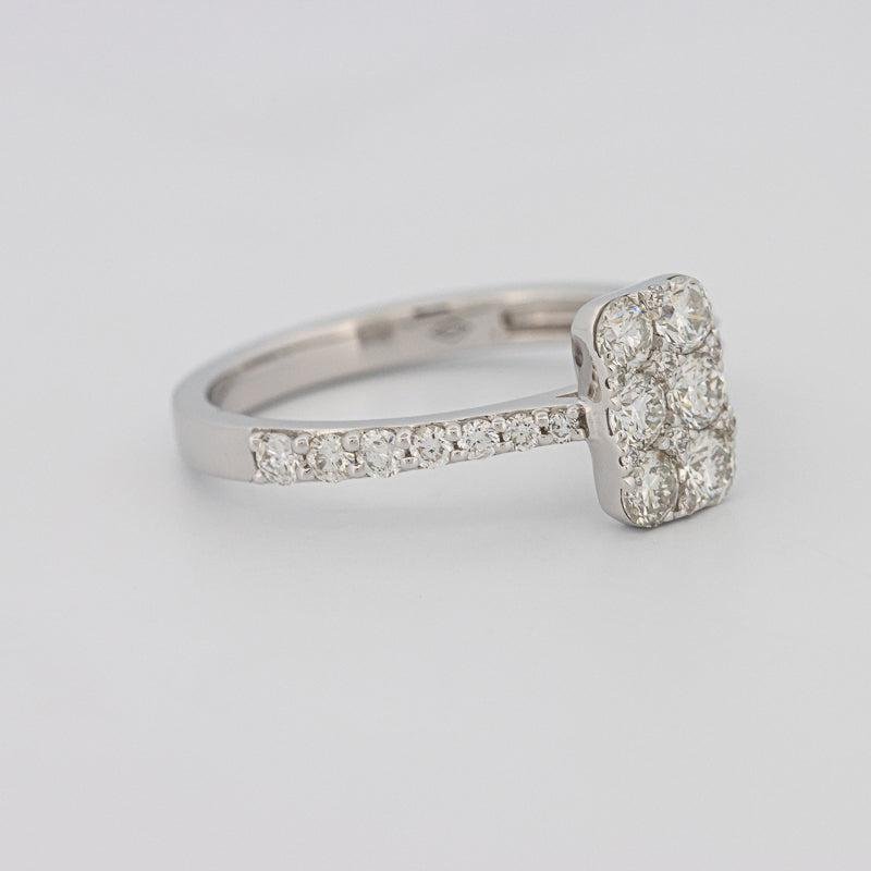 invisible rectangular ring - ZIZOV DIAMONDS