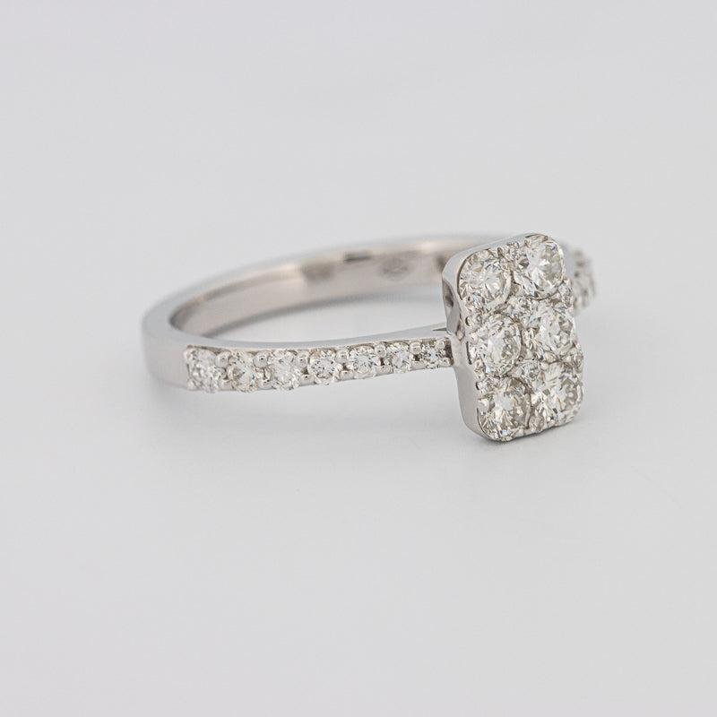 invisible rectangular ring - ZIZOV DIAMONDS