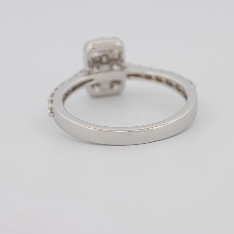 invisible rectangular ring - ZIZOV DIAMONDS