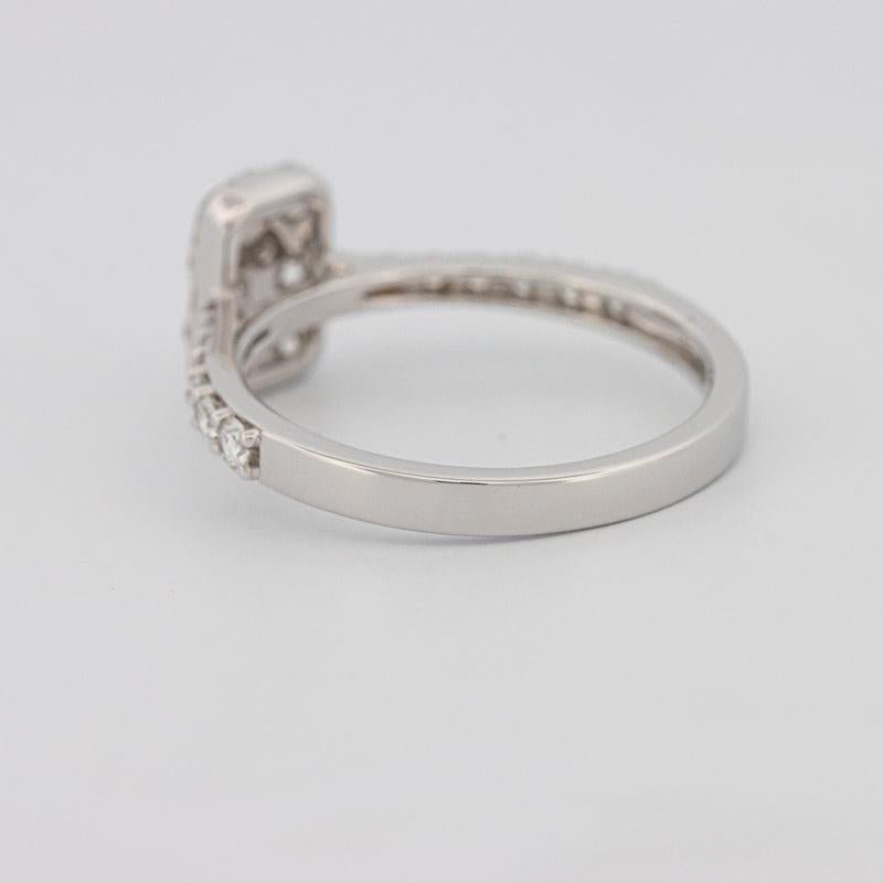 invisible rectangular ring - ZIZOV DIAMONDS