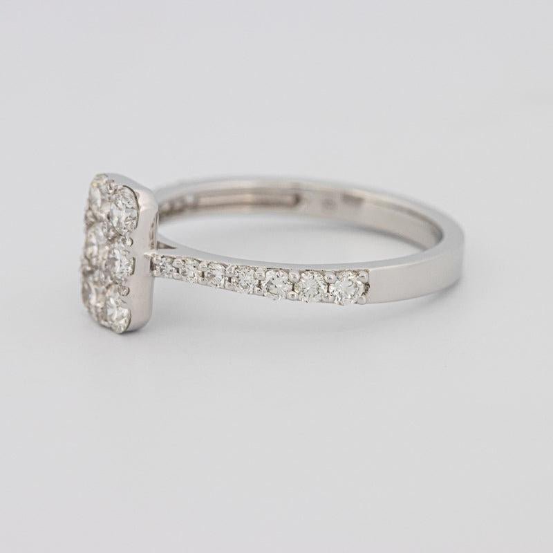 invisible rectangular ring - ZIZOV DIAMONDS
