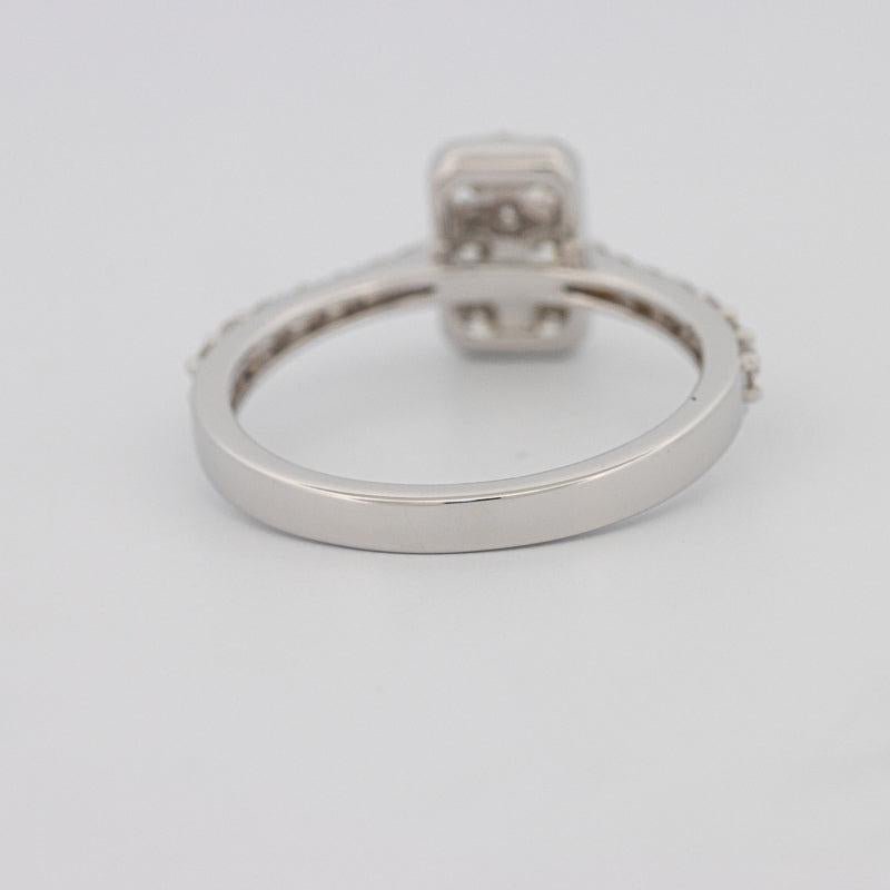 invisible rectangular ring - ZIZOV DIAMONDS