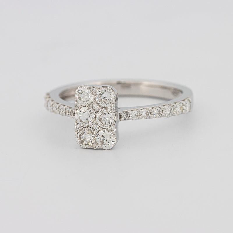 invisible rectangular ring - ZIZOV DIAMONDS