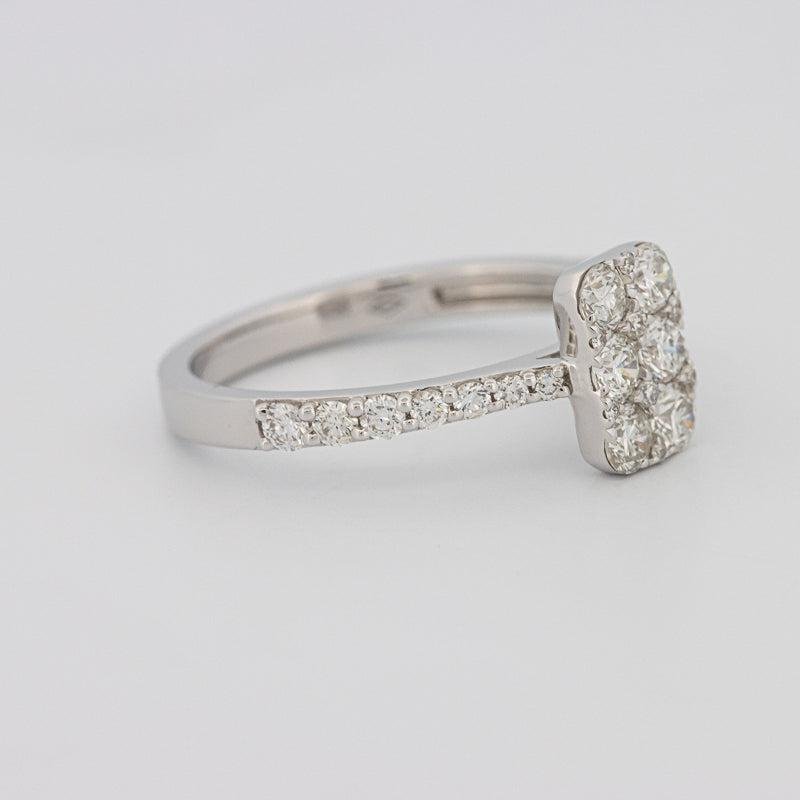 invisible rectangular ring - ZIZOV DIAMONDS