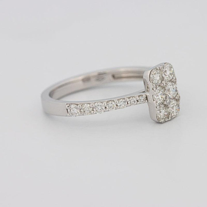 invisible rectangular ring - ZIZOV DIAMONDS