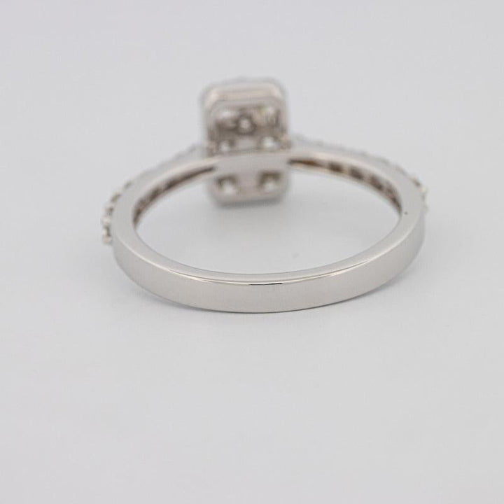 invisible rectangular ring - ZIZOV DIAMONDS