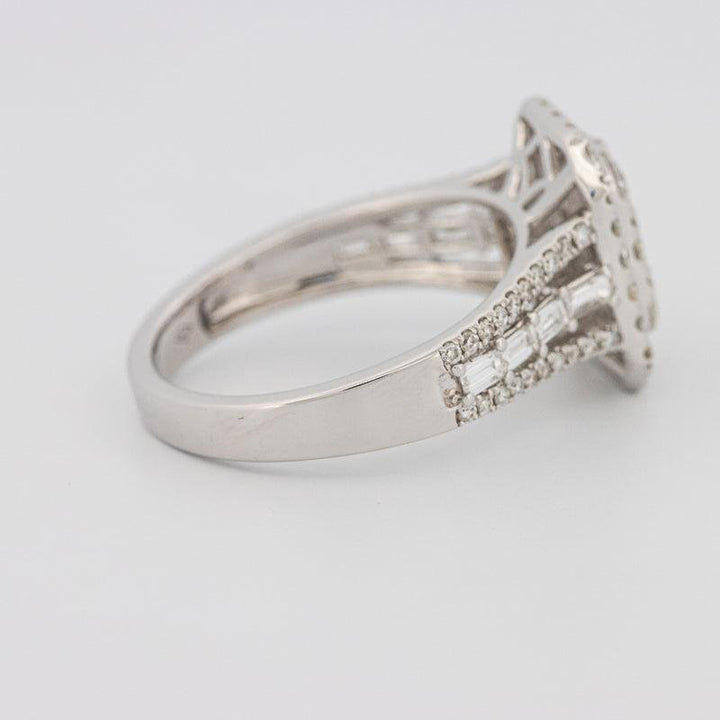 Invisible Rectangular Ring with Baguettes - ZIZOV DIAMONDS