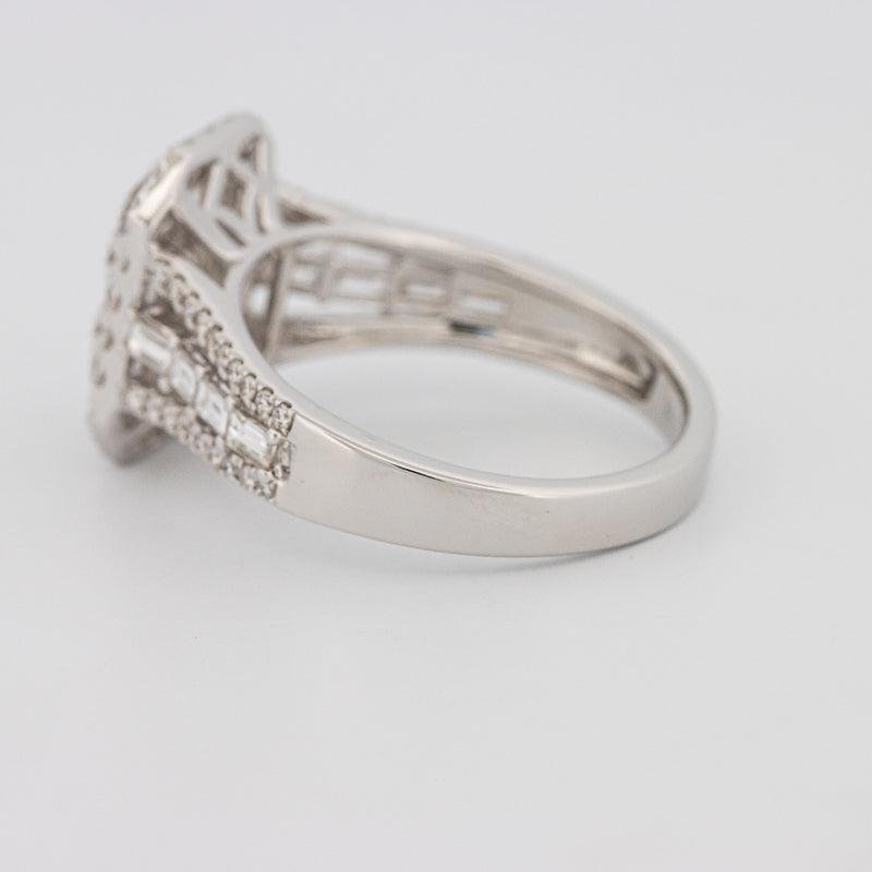 Invisible Rectangular Ring with Baguettes - ZIZOV DIAMONDS