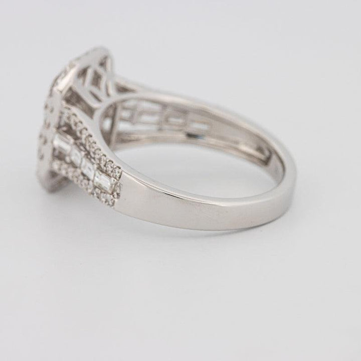 Invisible Rectangular Ring with Baguettes - ZIZOV DIAMONDS
