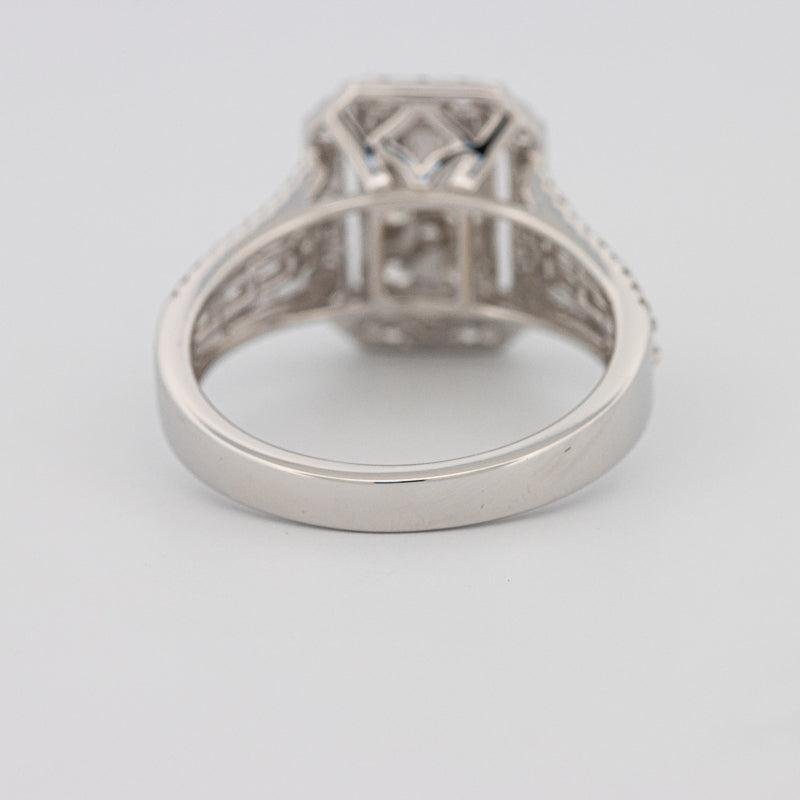 Invisible Rectangular Ring with Baguettes - ZIZOV DIAMONDS