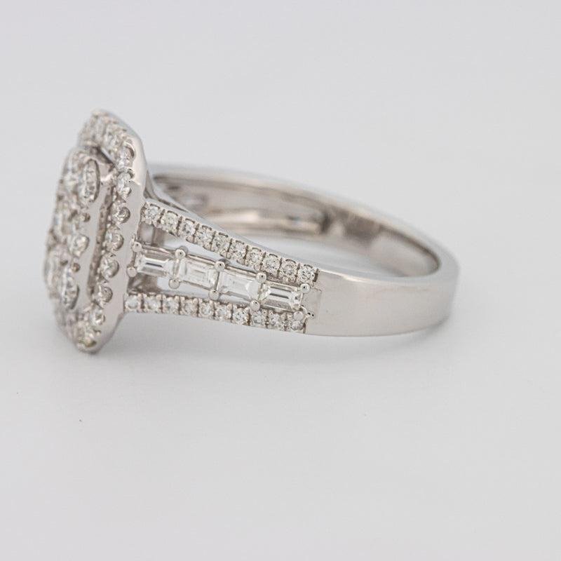 Invisible Rectangular Ring with Baguettes - ZIZOV DIAMONDS