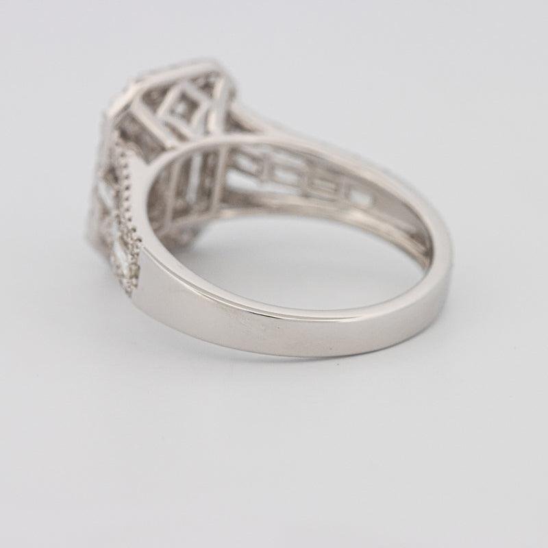 Invisible Rectangular Ring with Baguettes - ZIZOV DIAMONDS