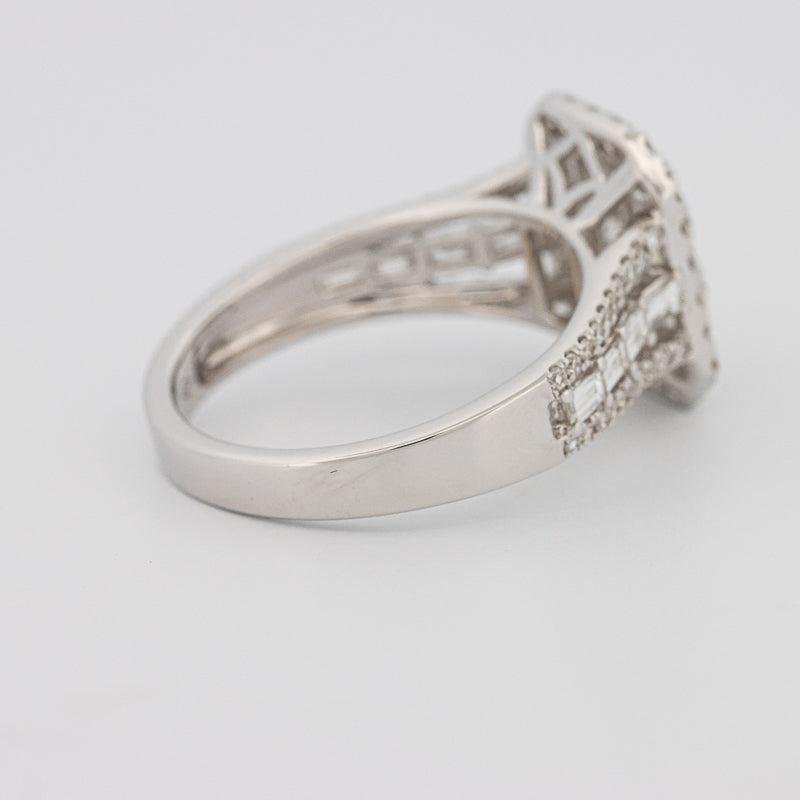 Invisible Rectangular Ring with Baguettes - ZIZOV DIAMONDS