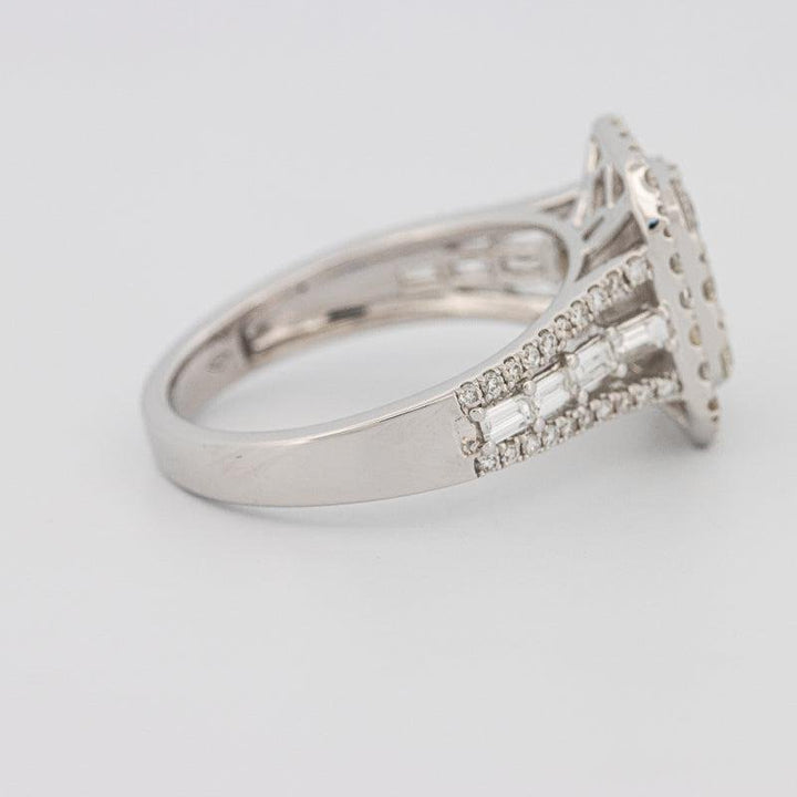 Invisible Rectangular Ring with Baguettes - ZIZOV DIAMONDS