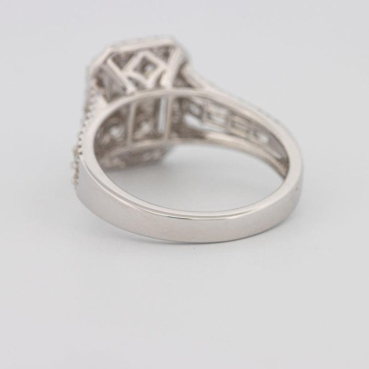 Invisible Rectangular Ring with Baguettes - ZIZOV DIAMONDS