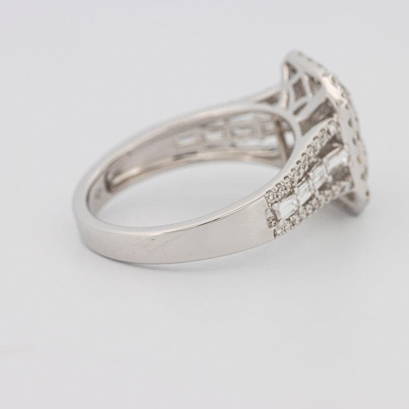 Invisible Rectangular Ring with Baguettes - ZIZOV DIAMONDS