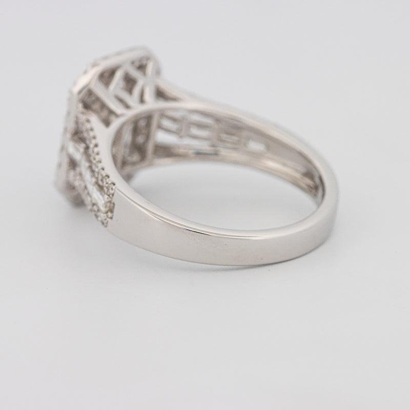 Invisible Rectangular Ring with Baguettes - ZIZOV DIAMONDS