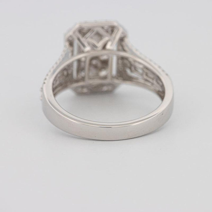 Invisible Rectangular Ring with Baguettes - ZIZOV DIAMONDS