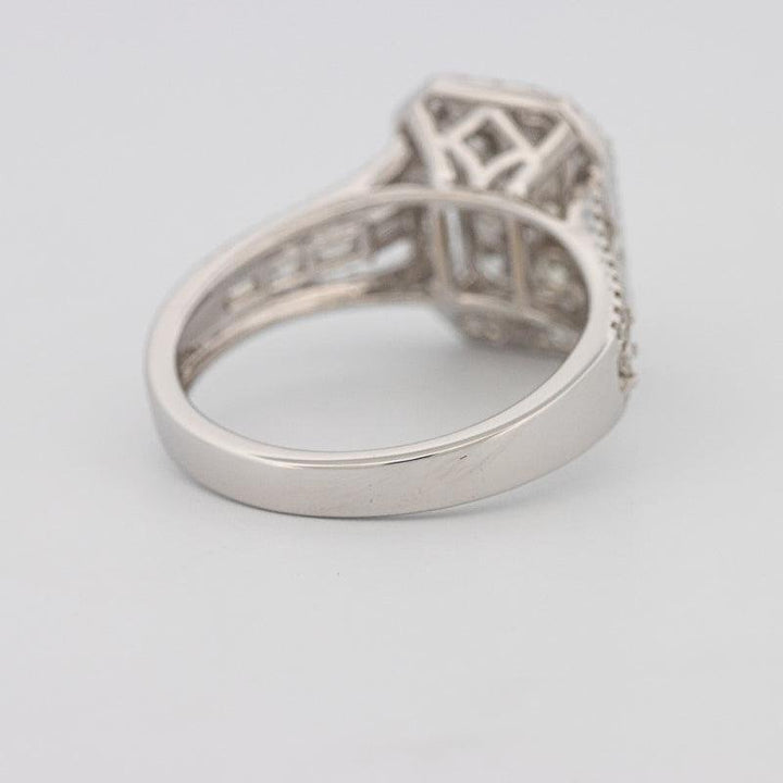 Invisible Rectangular Ring with Baguettes - ZIZOV DIAMONDS