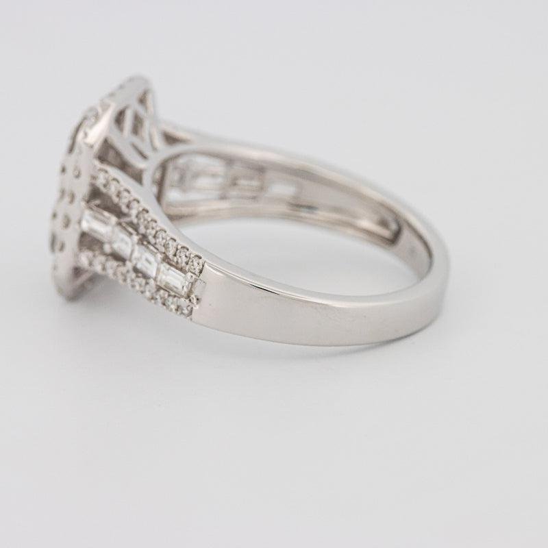 Invisible Rectangular Ring with Baguettes - ZIZOV DIAMONDS
