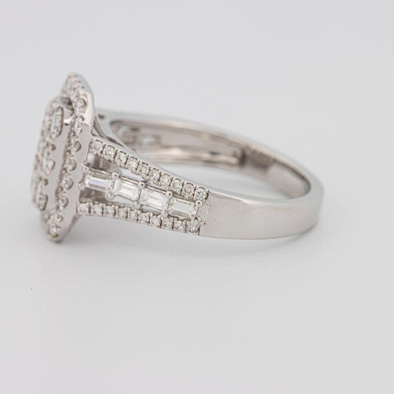 Invisible Rectangular Ring with Baguettes - ZIZOV DIAMONDS