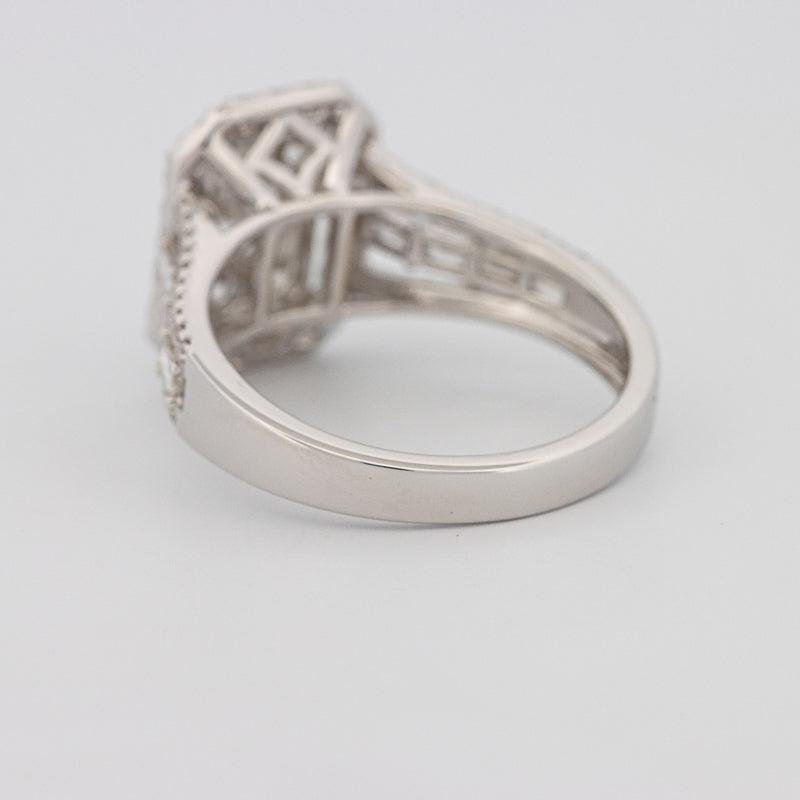 Invisible Rectangular Ring with Baguettes - ZIZOV DIAMONDS