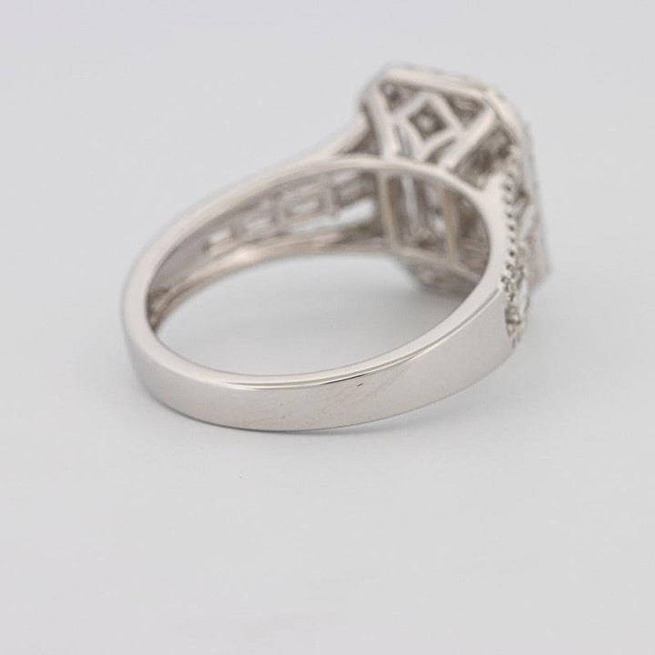 Invisible Rectangular Ring with Baguettes - ZIZOV DIAMONDS