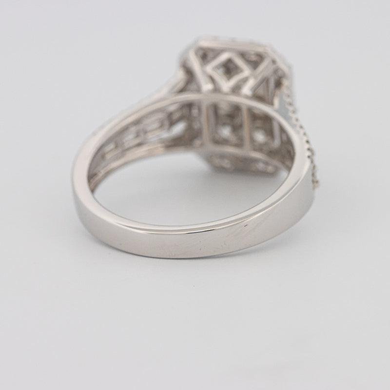 Invisible Rectangular Ring with Baguettes - ZIZOV DIAMONDS