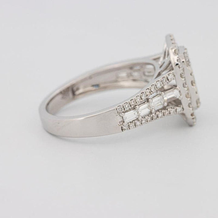Invisible Rectangular Ring with Baguettes - ZIZOV DIAMONDS