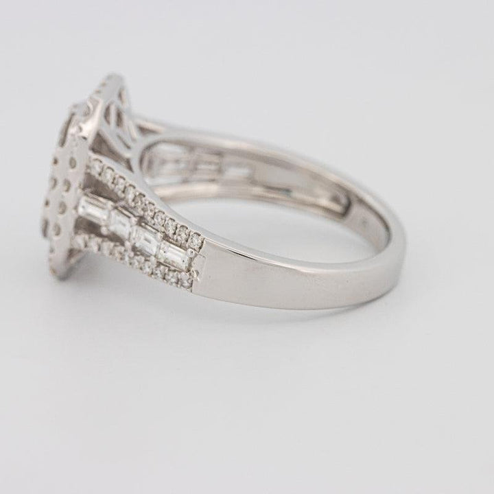 Invisible Rectangular Ring with Baguettes - ZIZOV DIAMONDS