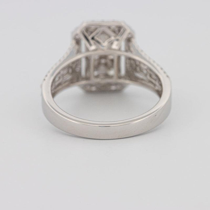 Invisible Rectangular Ring with Baguettes - ZIZOV DIAMONDS