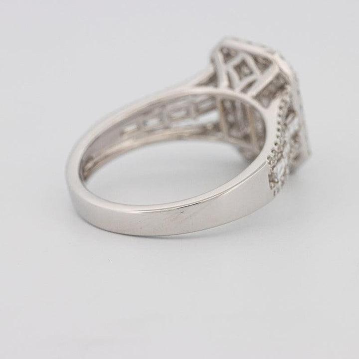 Invisible Rectangular Ring with Baguettes - ZIZOV DIAMONDS