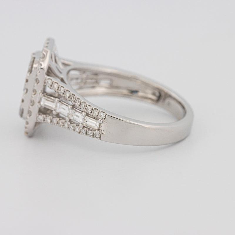Invisible Rectangular Ring with Baguettes - ZIZOV DIAMONDS