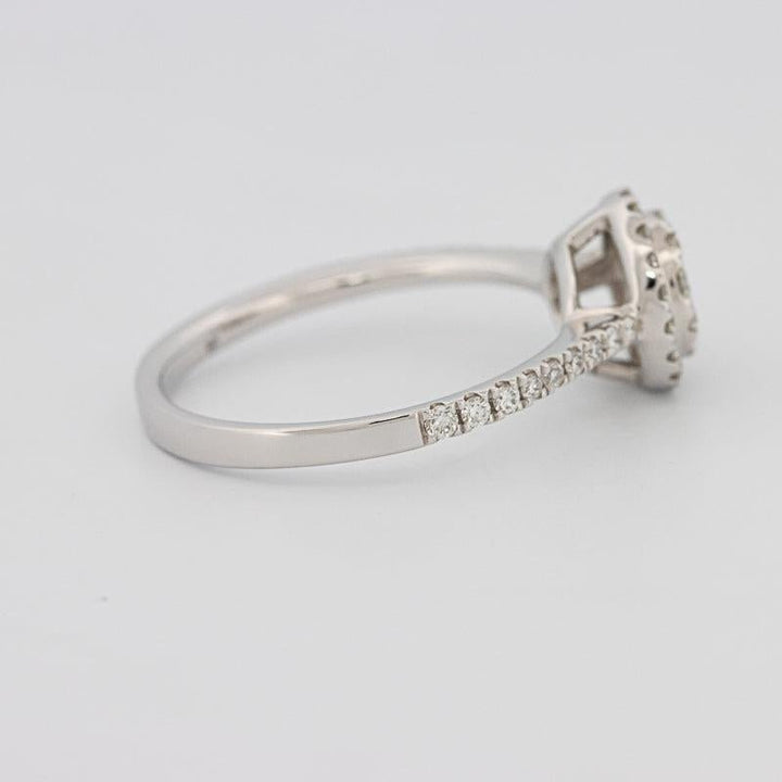 invisible round diamond ring - ZIZOV DIAMONDS