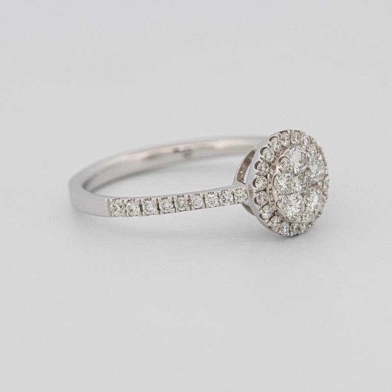 invisible round diamond ring - ZIZOV DIAMONDS