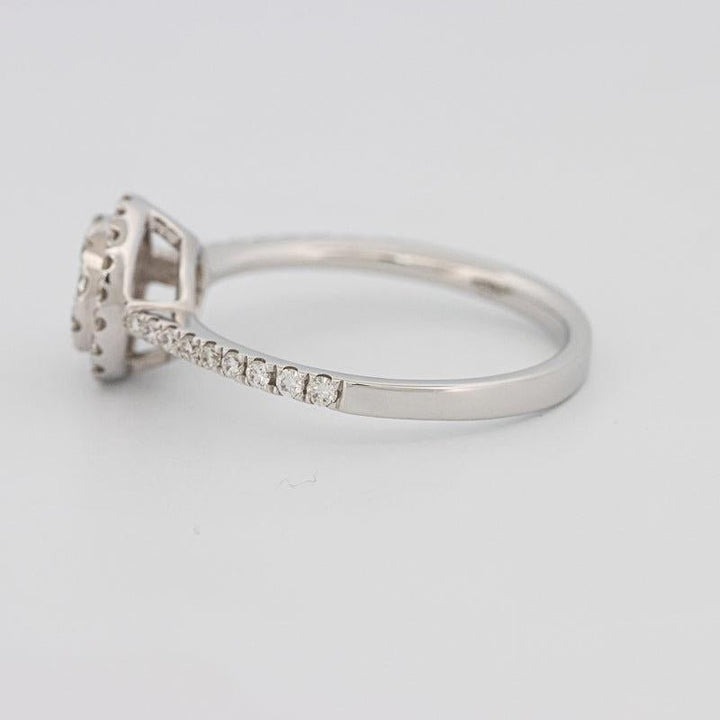 invisible round diamond ring - ZIZOV DIAMONDS