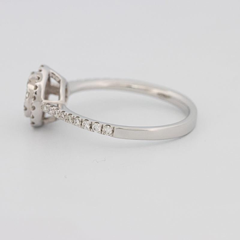 invisible round diamond ring - ZIZOV DIAMONDS