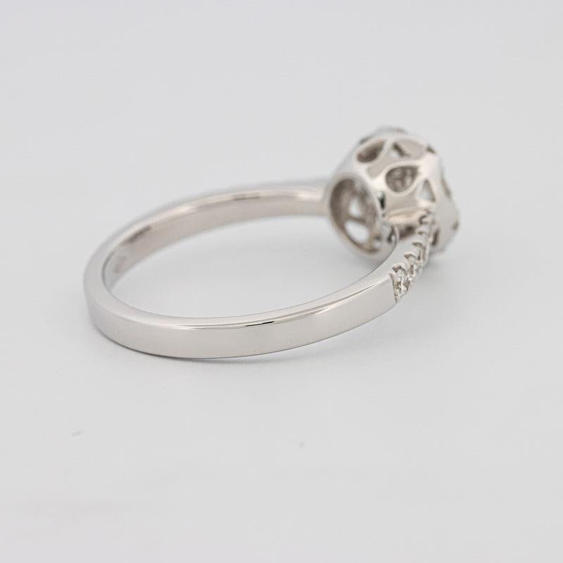 Invisible round diamond ring - ZIZOV DIAMONDS