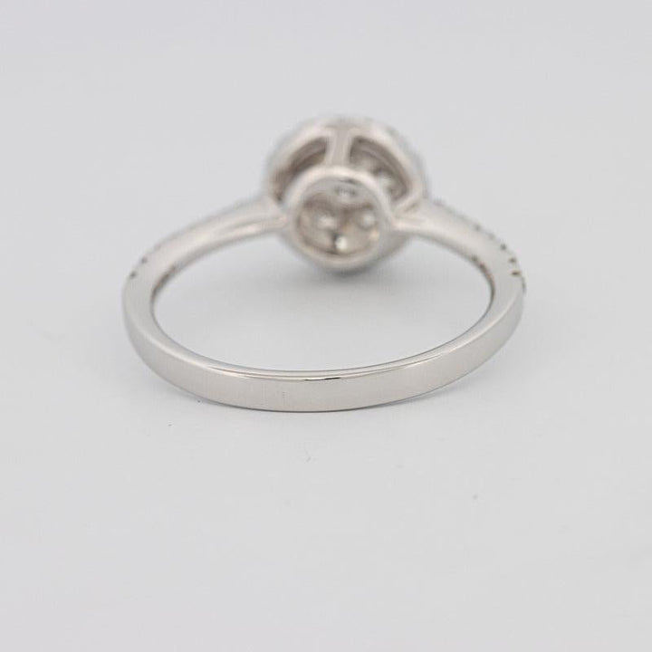 invisible round diamond ring - ZIZOV DIAMONDS