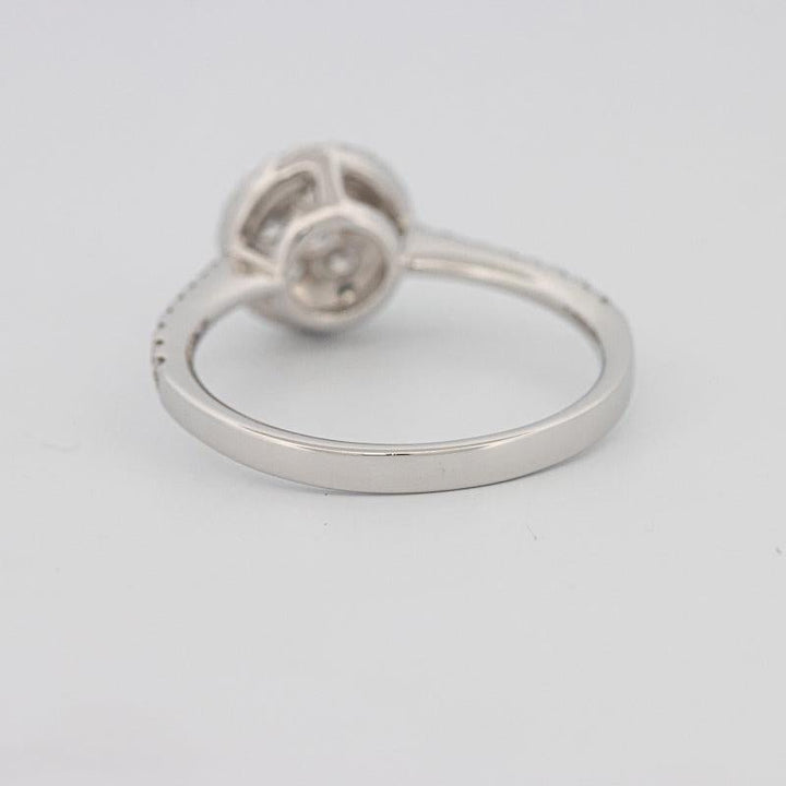 invisible round diamond ring - ZIZOV DIAMONDS