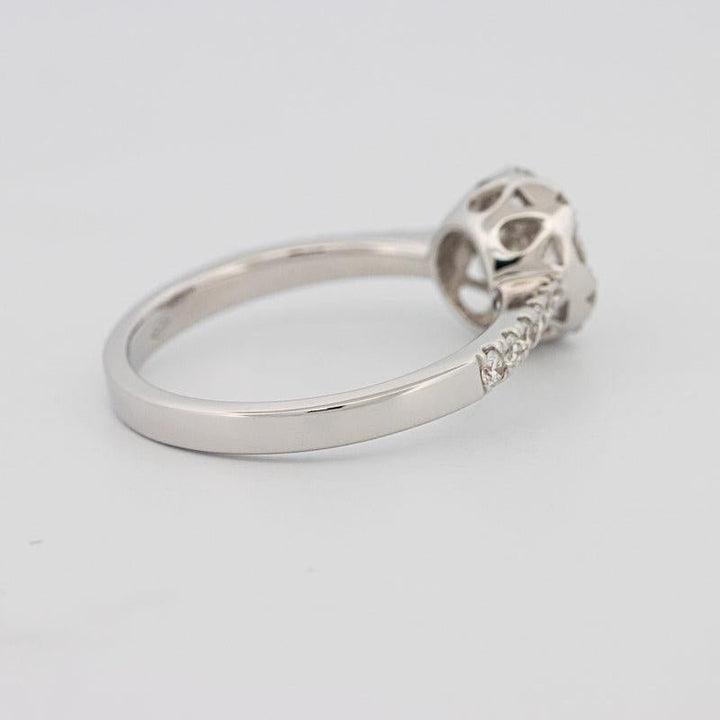 Invisible round diamond ring - ZIZOV DIAMONDS