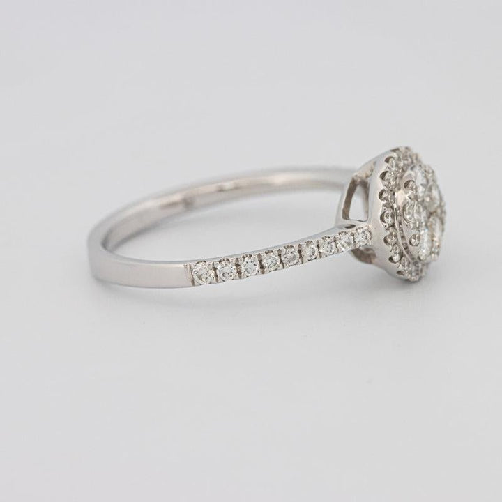 invisible round diamond ring - ZIZOV DIAMONDS