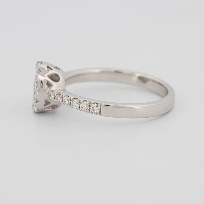 Invisible round diamond ring - ZIZOV DIAMONDS