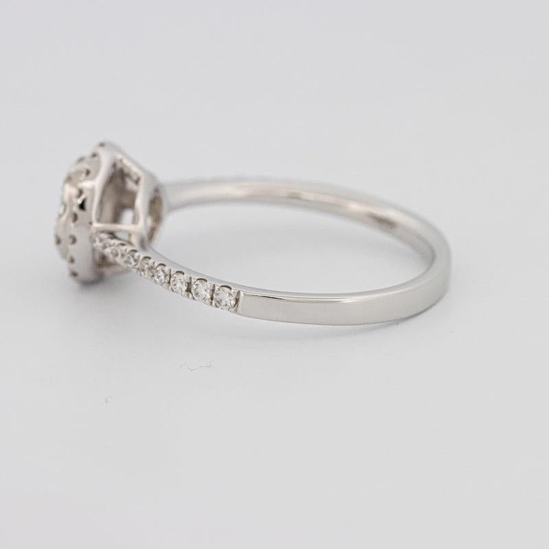 invisible round diamond ring - ZIZOV DIAMONDS
