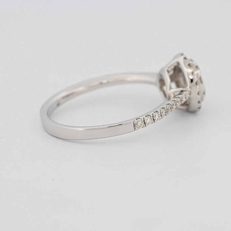 invisible round diamond ring - ZIZOV DIAMONDS