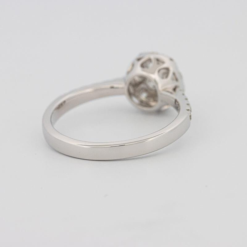 Invisible round diamond ring - ZIZOV DIAMONDS