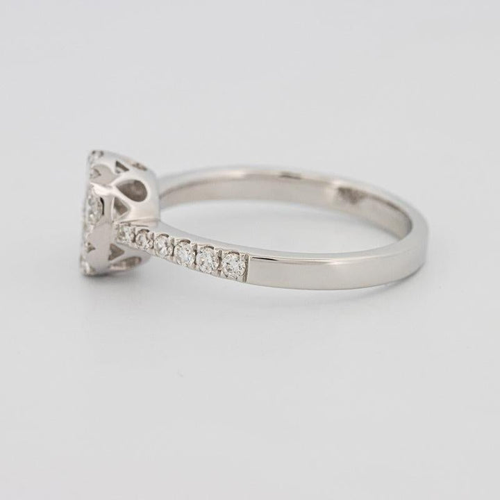 Invisible round diamond ring - ZIZOV DIAMONDS